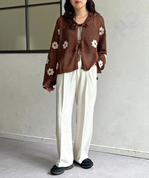 U.S. POLO ASSN.(ユーエスポロアッスン)の「【U.S. POLO ASSN. 】ストレートスラックス(その他パンツ・レディース・チャコールグレー/ブラック/アイボリー・SMALL/MEDIUM)」の7枚目の写真