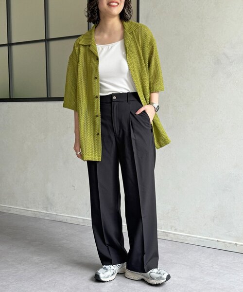 U.S. POLO ASSN.(ユーエスポロアッスン)の「【U.S. POLO ASSN. 】ストレートスラックス(その他パンツ・レディース・チャコールグレー/ブラック/アイボリー・SMALL/MEDIUM)」の14枚目の写真