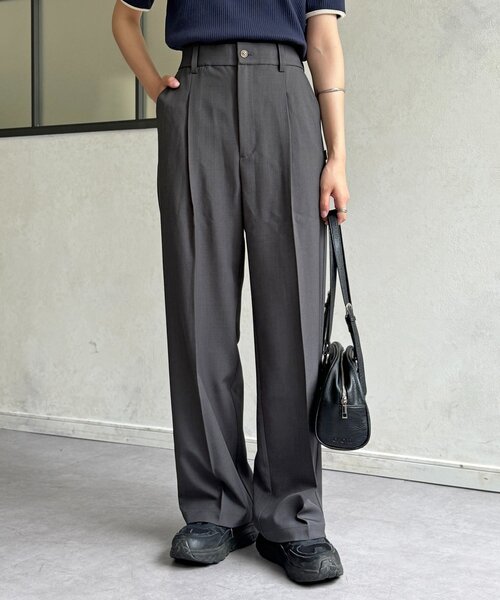 U.S. POLO ASSN.(ユーエスポロアッスン)の「【U.S. POLO ASSN. 】ストレートスラックス(その他パンツ・レディース・チャコールグレー/ブラック/アイボリー・SMALL/MEDIUM)」の15枚目の写真