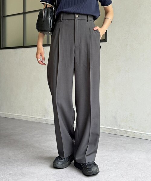 U.S. POLO ASSN.(ユーエスポロアッスン)の「【U.S. POLO ASSN. 】ストレートスラックス(その他パンツ・レディース・チャコールグレー/ブラック/アイボリー・SMALL/MEDIUM)」の16枚目の写真