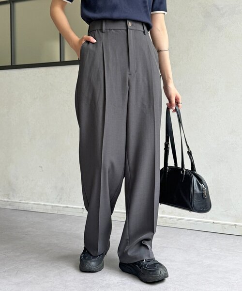 U.S. POLO ASSN.(ユーエスポロアッスン)の「【U.S. POLO ASSN. 】ストレートスラックス(その他パンツ・レディース・チャコールグレー/ブラック/アイボリー・SMALL/MEDIUM)」の21枚目の写真