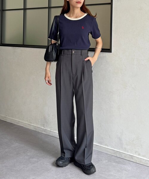 U.S. POLO ASSN.(ユーエスポロアッスン)の「【U.S. POLO ASSN. 】ストレートスラックス(その他パンツ・レディース・チャコールグレー/ブラック/アイボリー・SMALL/MEDIUM)」の22枚目の写真