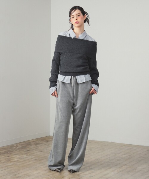 Ray BEAMS ストライプジップシャツ Ray BEAMS（レイ ビームス）ストライプ ジップ シャツ（シャツ