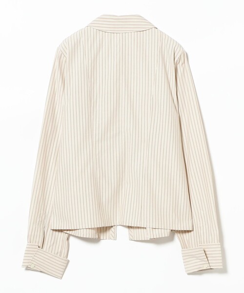 Ray BEAMS（レイビームス）の「ストライプ ジップ シャツ（シャツ