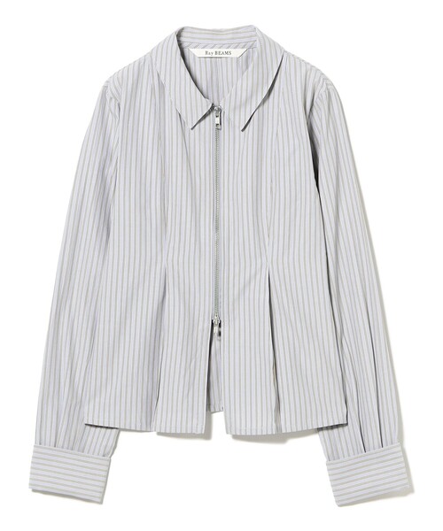ストライプ ジップ シャツ（シャツ/ブラウス）｜Ray BEAMS（レイ