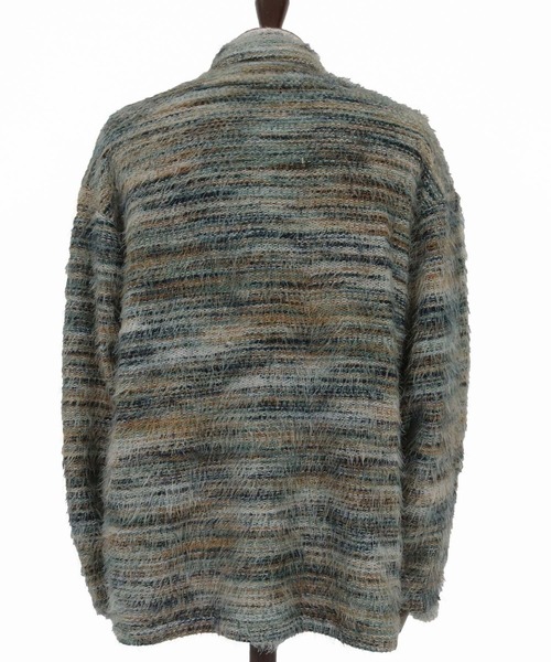 CAMBIO（カンビオ）の「ms6187-Mohair Knit Like Multi Color Shirts ニットシャツ（シャツ/ブラウス・メンズ・ブラウン/グリーン・M/L）」の14枚目の写真
