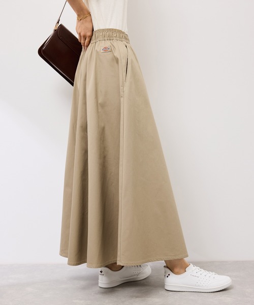 Dickies（ディッキーズ）の「【Dickies】コットンダンプサーキュラーイージースカート（スカート・レディース・ベージュ/ブルー系その他・38）」の9枚目の写真