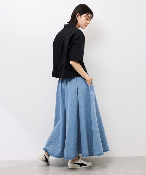 Dickies（ディッキーズ）の「【Dickies】コットンダンプサーキュラーイージースカート（スカート・レディース・ベージュ/ブルー系その他・38）」の16枚目の写真