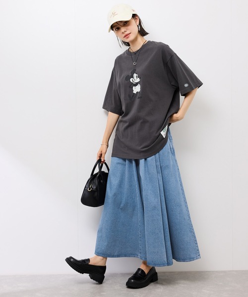 Dickies（ディッキーズ）の「【Dickies】コットンダンプサーキュラーイージースカート（スカート・レディース・ベージュ/ブルー系その他・38）」の22枚目の写真