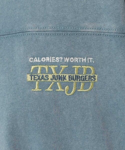 niko and...（ニコアンド）の「バック刺繍BIGフレンチTシャツ（Tシャツ/カットソー・レディース・ブラウン/オレンジ/オフホワイト/ライトブルー・MEDIUM/LARGE）」の13枚目の写真