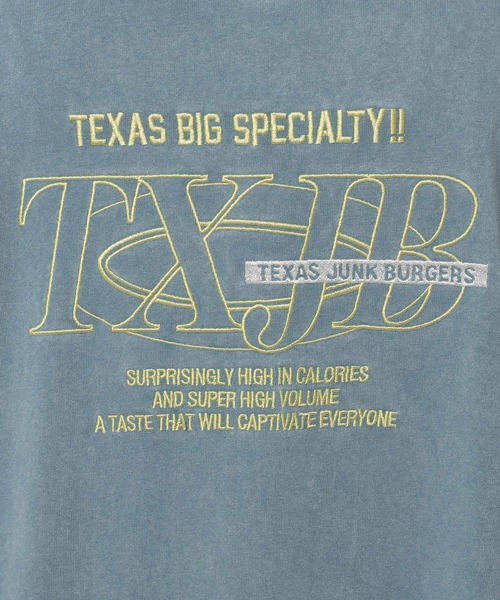 niko and...（ニコアンド）の「バック刺繍BIGフレンチTシャツ（Tシャツ/カットソー・レディース・ブラウン/オレンジ/オフホワイト/ライトブルー・MEDIUM/LARGE）」の12枚目の写真