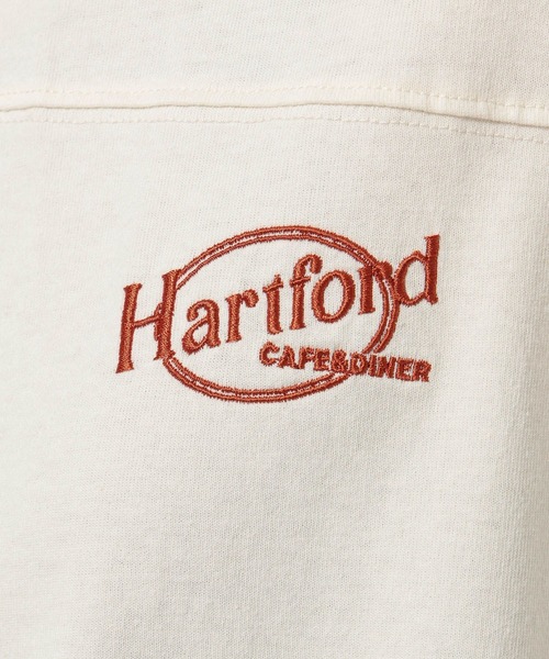 niko and...（ニコアンド）の「バック刺繍BIGフレンチTシャツ（Tシャツ/カットソー・レディース・ブラウン/オレンジ/オフホワイト/ライトブルー・MEDIUM/LARGE）」の9枚目の写真