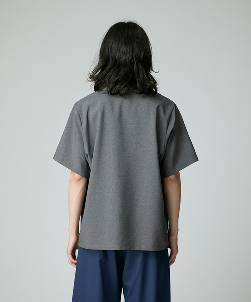 セール】ストリートシック ハーフスリーブ スキッパーシャツ produce