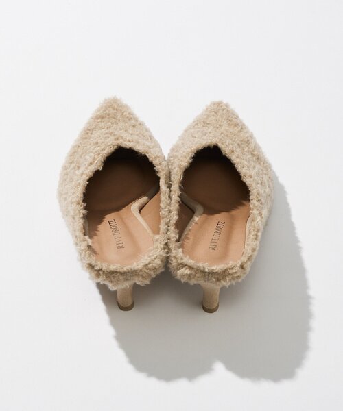 RIVE DROITE（リヴドロワ）の「【シーズンムードを高める】ボアミュール（その他シューズ・レディース・ベージュ・36/37/38）」の8枚目の写真