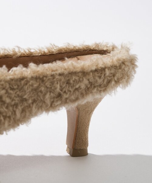 RIVE DROITE（リヴドロワ）の「【シーズンムードを高める】ボアミュール（その他シューズ・レディース・ベージュ・36/37/38）」の10枚目の写真