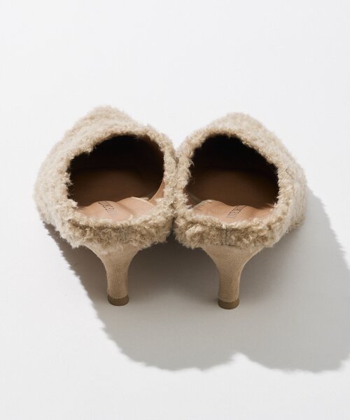 RIVE DROITE（リヴドロワ）の「【シーズンムードを高める】ボアミュール（その他シューズ・レディース・ベージュ・36/37/38）」の11枚目の写真