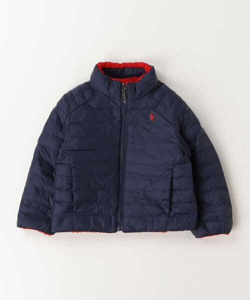 POLO RALPH LAUREN CHILDRENSWEAR（ポロ ラルフ ローレン チルドレンズウェア）の「P-Layer 2 リバーシブル モックネック ジャケット（その他アウター・キッズ・レッド・7/6/4/3）」の2枚目の写真