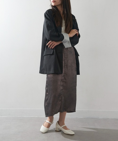 SETUP7（セットアップセブン）の「【SETUP7】パール付きストラップデザイン スクエアトゥシューズ　結婚式・二次会・披露宴・お呼ばれ・セレモニー・成人式 同窓会・女子会・2次会・謝恩会・パーティー・デート オケージョン・食事会・演奏会・発表会・記念日・七五三・お宮参り KNF-TP（パンプス・レディース・アイボリー/ゴールド/シルバー・38/37/36）」の6枚目の写真