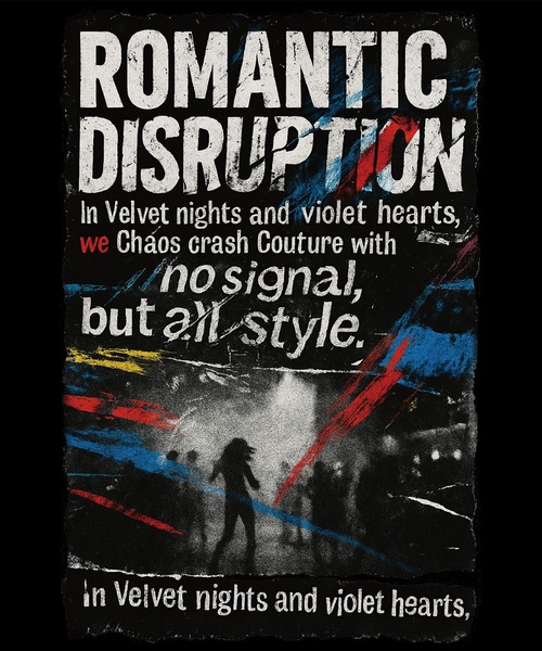 BROTHERHOOD(ブラザーフッド)の「【ROMANTIC DISRUPTION】Club Collision Tee(Tシャツ/カットソー・メンズ・ホワイト/ブラック・LARGE/X-LARGE)」の4枚目の写真