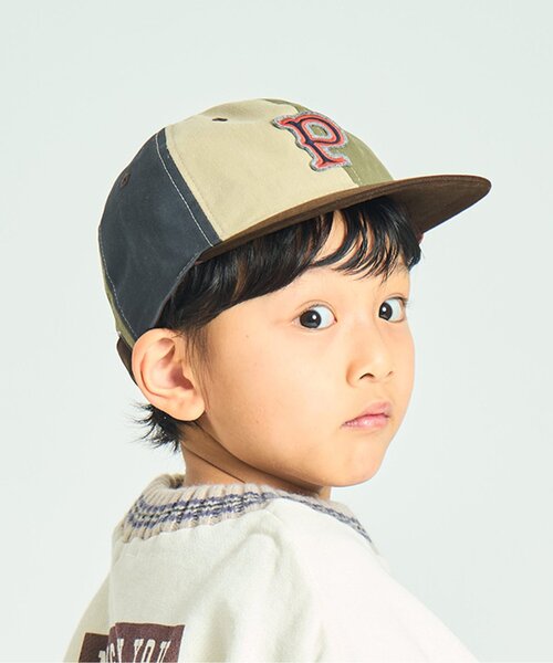 F.O.KIDS（エフオーキッズ）の「6panel CAP（キャップ・キッズ・ベージュ/レインボー/ワインレッド/ブラック/アイボリー・50/54/58）」の5枚目の写真