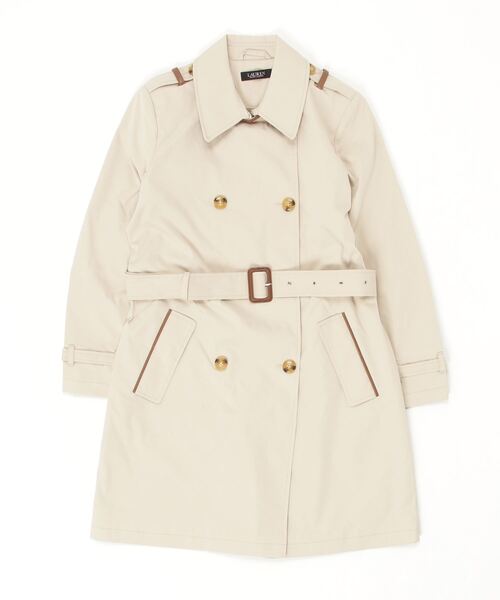 ダブルブレステッド ベルテッド トレンチ コート（トレンチコート