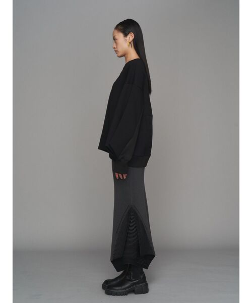 W TRIANGLE TUCK TOP / ダブルトライアングルタックトップ（T