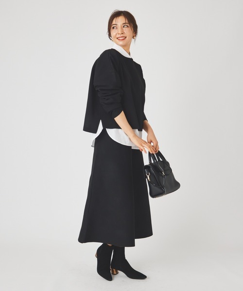 ever closet(エバークローゼット)の「ニット セットアップ(セットアップ・レディース・ブラック/グレー・F)」の5枚目の写真