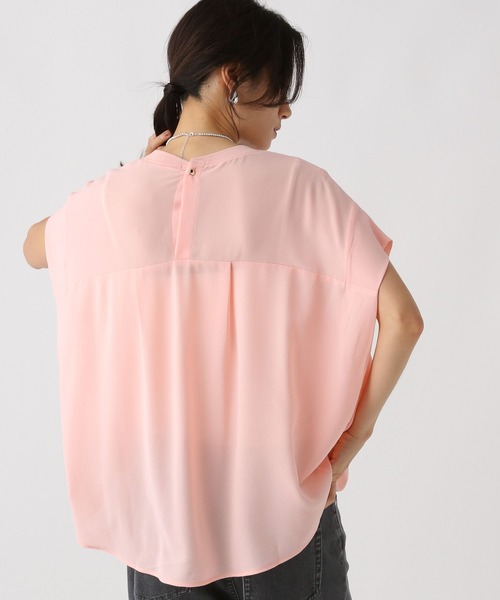 Elura(エルーラ)の「セミシアフレンチコンビT/592844(Tシャツ/カットソー・レディース・ブラック/オフホワイト/ピンク・FREE)」の15枚目の写真