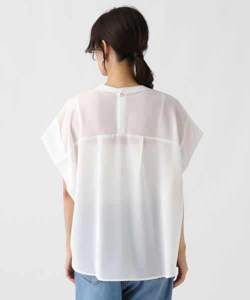 Elura(エルーラ)の「セミシアフレンチコンビT/592844(Tシャツ/カットソー・レディース・ブラック/オフホワイト/ピンク・FREE)」の18枚目の写真