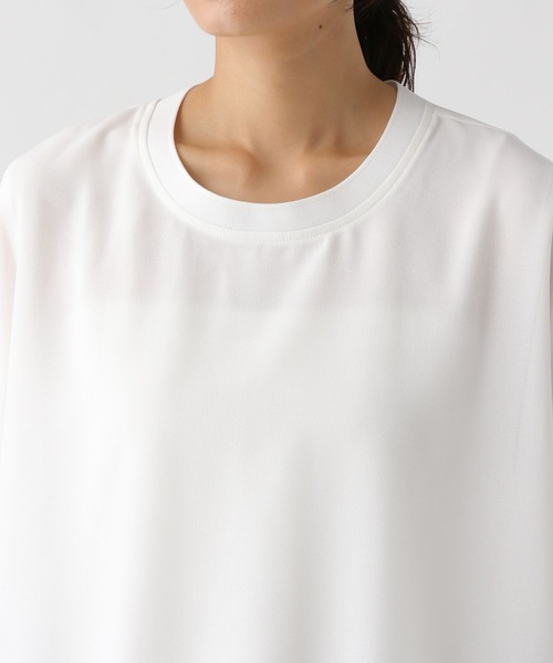 Elura(エルーラ)の「セミシアフレンチコンビT/592844(Tシャツ/カットソー・レディース・ブラック/オフホワイト/ピンク・FREE)」の19枚目の写真