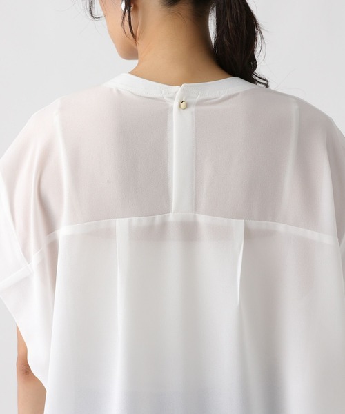 Elura(エルーラ)の「セミシアフレンチコンビT/592844(Tシャツ/カットソー・レディース・ブラック/オフホワイト/ピンク・FREE)」の22枚目の写真