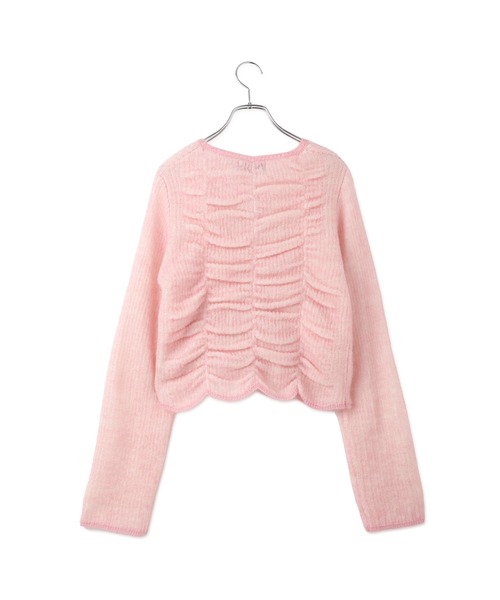 アダムエロペ【WEB限定】ダブルモヘアシャーリングカーディガン ADAM ET ROPÉ FEMME(アダム エ ロペ ファム) / 【WEB限定】ダブル