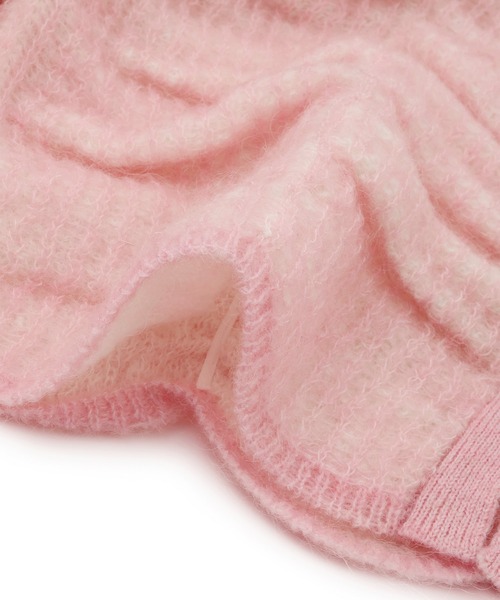 WEB限定】ダブルモヘアシャーリングカーディガン（カーディガン/ボレロ