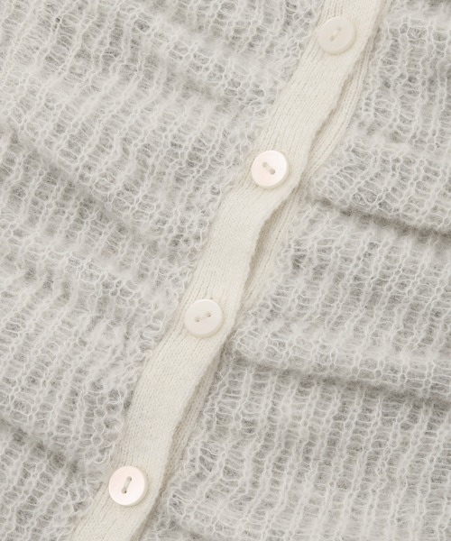 WEB限定】ダブルモヘアシャーリングカーディガン（カーディガン/ボレロ