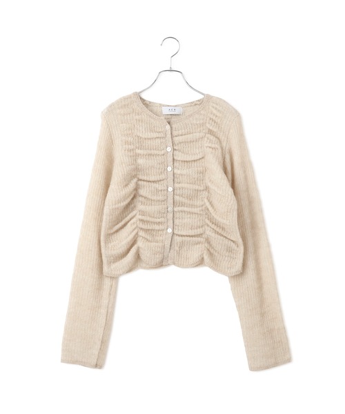 WEB限定】ダブルモヘアシャーリングカーディガン（カーディガン/ボレロ
