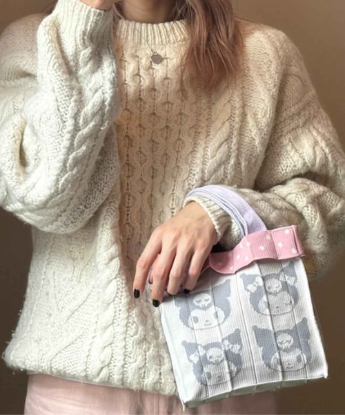 KNT365(ケイエヌティサンロクゴ)の「Co-Knitty HK KUROMI(ショルダーバッグ・レディース・ピンク・FREE)」の4枚目の写真