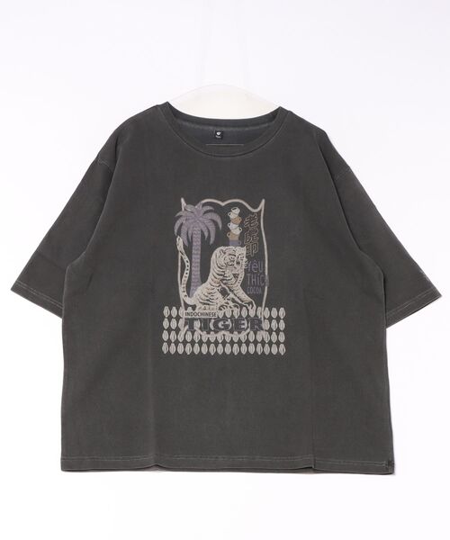 チャイハネ(チャイハネ)の「【チャイハネ】ジポアメンズTシャツ(Tシャツ/カットソー・メンズ・ブラック/グリーン/ホワイト/ベージュ/ターコイズブルー/ダークブラック/マスタード・FREE)」の4枚目の写真