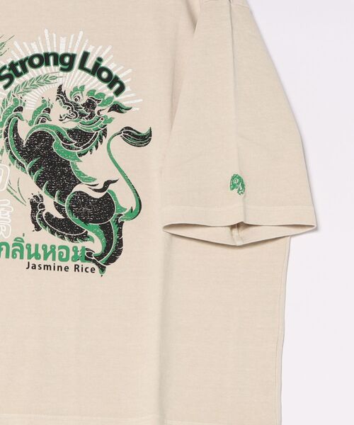 チャイハネ(チャイハネ)の「【チャイハネ】ジポアメンズTシャツ(Tシャツ/カットソー・メンズ・ブラック/グリーン/ホワイト/ベージュ/ターコイズブルー/ダークブラック/マスタード・FREE)」の15枚目の写真