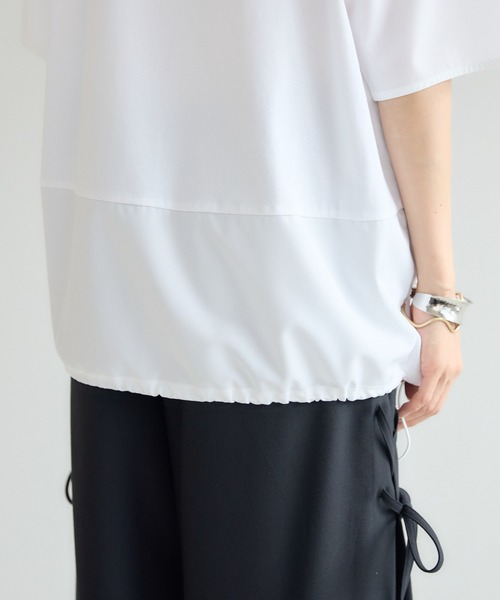 KATHARINE ROSS（キャサリンロス）の「【KATHARINE ROSS】バレエダンサープルオーバー（Tシャツ/カットソー・レディース・オフホワイト/ダークグリーン・MEDIUM）」の20枚目の写真