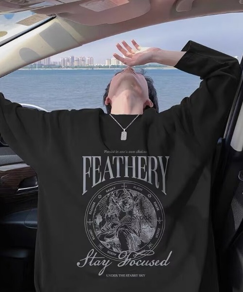 SHEPP(シープ)の「フロントビッグロゴロンT(Tシャツ/カットソー・メンズ・ブラック/レッド/ホワイト・M/L)」の4枚目の写真