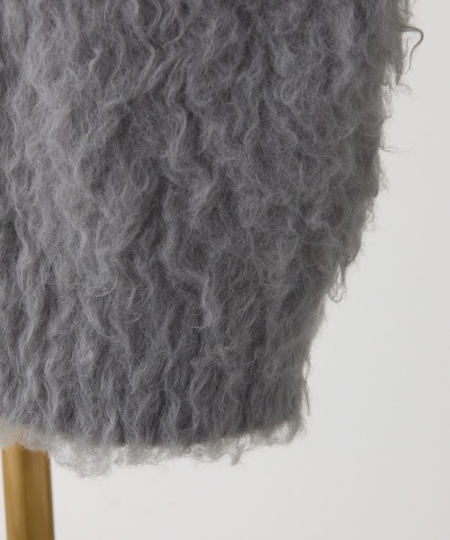 one after another NICE CLAUP（ワンアフターアナザーナイスクラップ）の「【今すぐお届け可能！お気に入り2.6万人超え！】ゆるたぽシルエット/メリーカールニットチュニック（ニット/セーター・レディース・オフホワイト/サックスブルー/ダークグレー/ピンク/ブラック・FREE）」の11枚目の写真