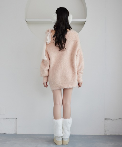 premium order】メリーカールニットチュニック（ニット/セーター