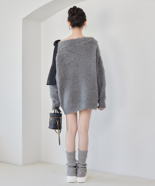 premium order】メリーカールニットチュニック（ニット/セーター