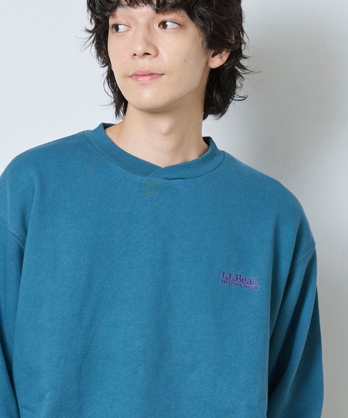 L.L.Bean(エルエルビーン)の「【JAPAN EDITION】スミスフィールド・クルーネック・スウェットシャツ(スウェット・メンズ・ブルー系/ネイビー/ボルドー/グレー系・SMALL/MEDIUM/LARGE/X-LARGE)」の21枚目の写真