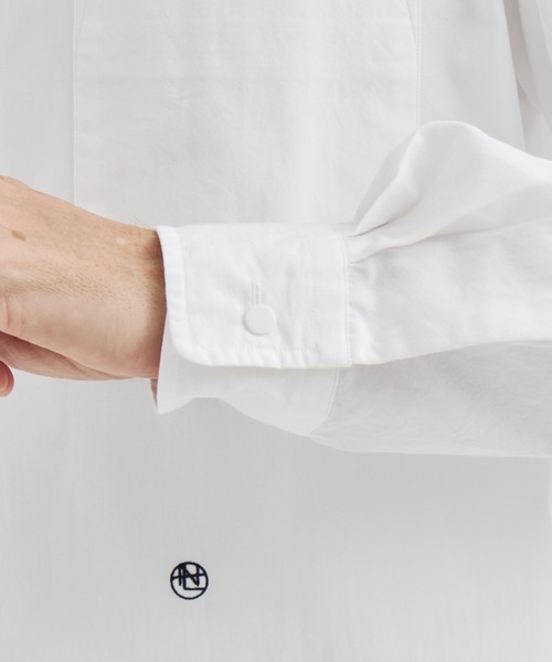 nanamica(ナナミカ)の「【nanamica / ナナミカ】Regular Collar Wind Shirt(シャツ/ブラウス・メンズ・ホワイト/サックスブルー/イエロー・S/XS/M)」の4枚目の写真