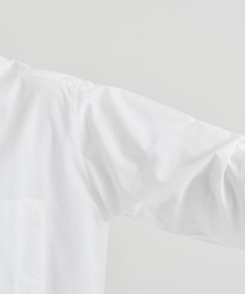 nanamica(ナナミカ)の「【nanamica / ナナミカ】Regular Collar Wind Shirt(シャツ/ブラウス・メンズ・ホワイト/サックスブルー/イエロー・S/XS/M)」の7枚目の写真