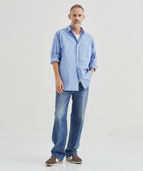 nanamica(ナナミカ)の「【nanamica / ナナミカ】Regular Collar Wind Shirt(シャツ/ブラウス・メンズ・ホワイト/サックスブルー/イエロー・S/XS/M)」の10枚目の写真