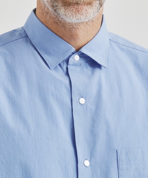 nanamica(ナナミカ)の「【nanamica / ナナミカ】Regular Collar Wind Shirt(シャツ/ブラウス・メンズ・ホワイト/サックスブルー/イエロー・S/XS/M)」の15枚目の写真