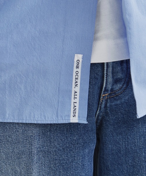 nanamica(ナナミカ)の「【nanamica / ナナミカ】Regular Collar Wind Shirt(シャツ/ブラウス・メンズ・ホワイト/サックスブルー/イエロー・S/XS/M)」の18枚目の写真