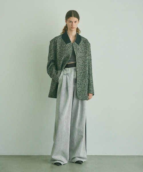 ADAM ET ROPE'(アダムエロペ)の「【EMOELLE】ドレスデニムパンツ(デニムパンツ・レディース・ブルー系その他6・34/36/38)」の8枚目の写真